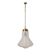 Glass Pendant Lamp, Italy 1970s