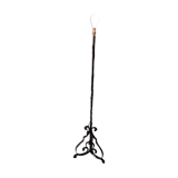Lampadaire en fer forgé 1950