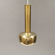 VERY rare original Vilhelm Lauritzen Gold Pendant for Louis Poulsen Denmark.
