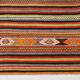 6x8 Red Blue Striped Vintage Kilim Rug  173x243Cm SK 33439