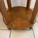 Round pedestal table art deco