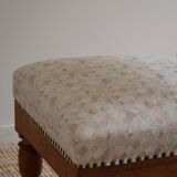 English-style baroque chair with twisted legs in elm, 1920s.