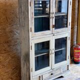 Meuble vitrine en teck ancien