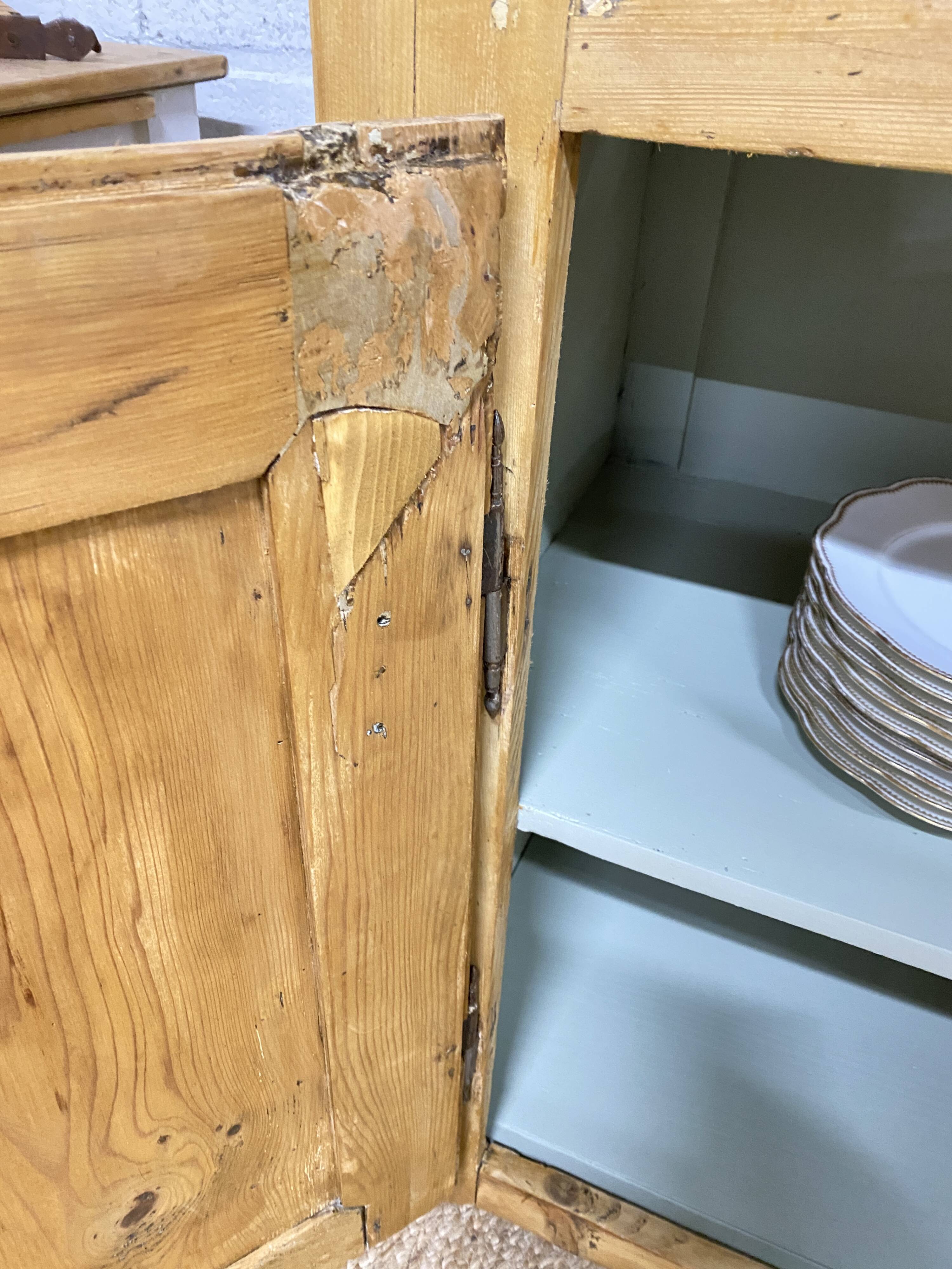 Parisian buffet in pitch pine