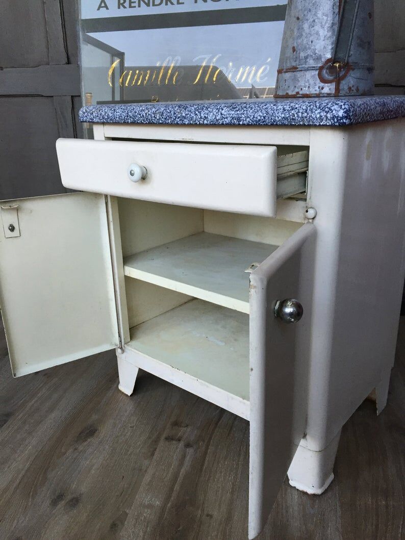 Vintage metal dresser buffet 1950