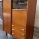 60/70 varnished wooden secretary cabinet