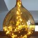 Transparent amber demijohn of 10L