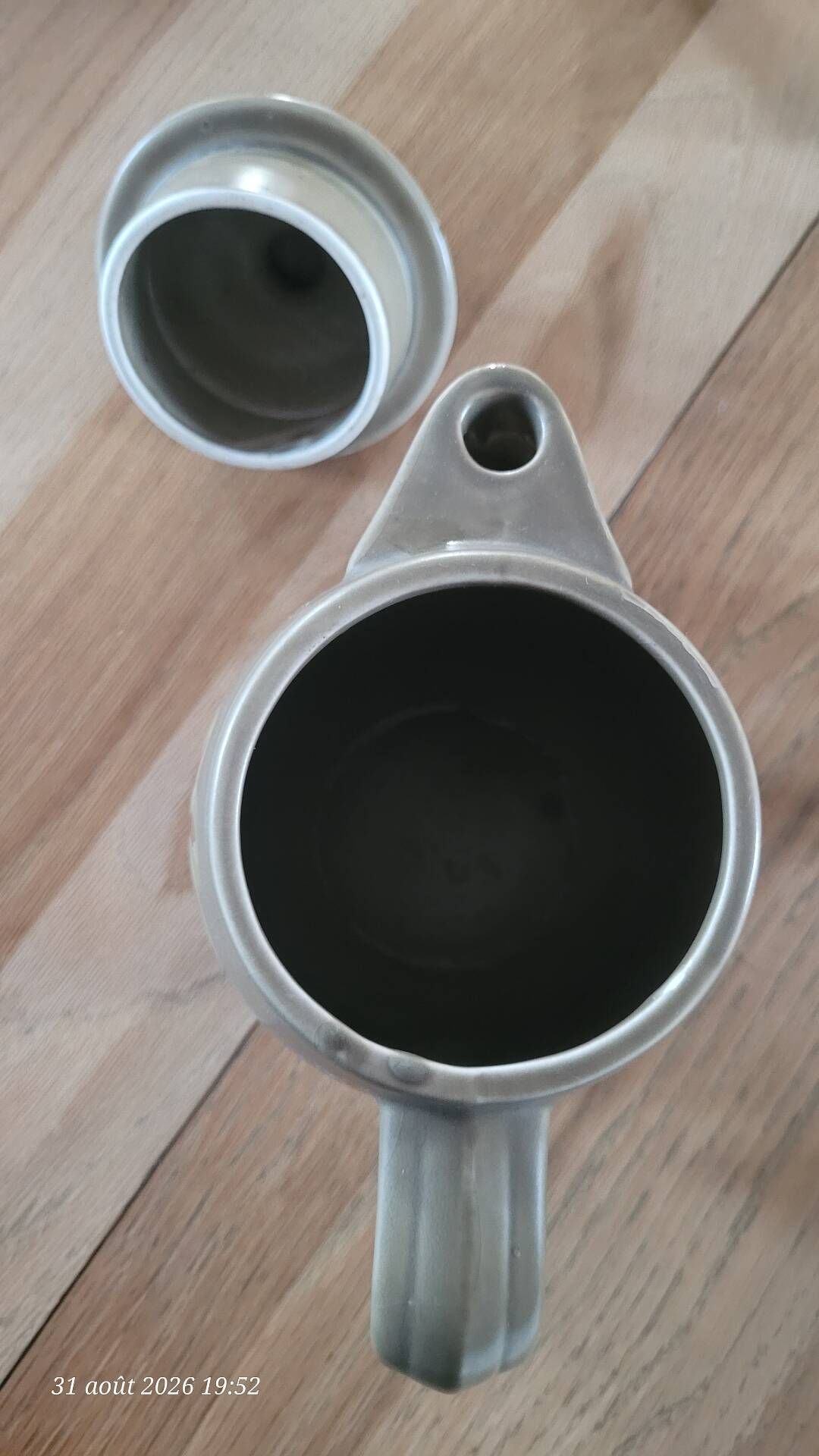 Coffee service in stoneware from the Revernay art workshops - France