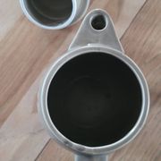 Service à café en grès des ateliers d'art du Revernay  -  France