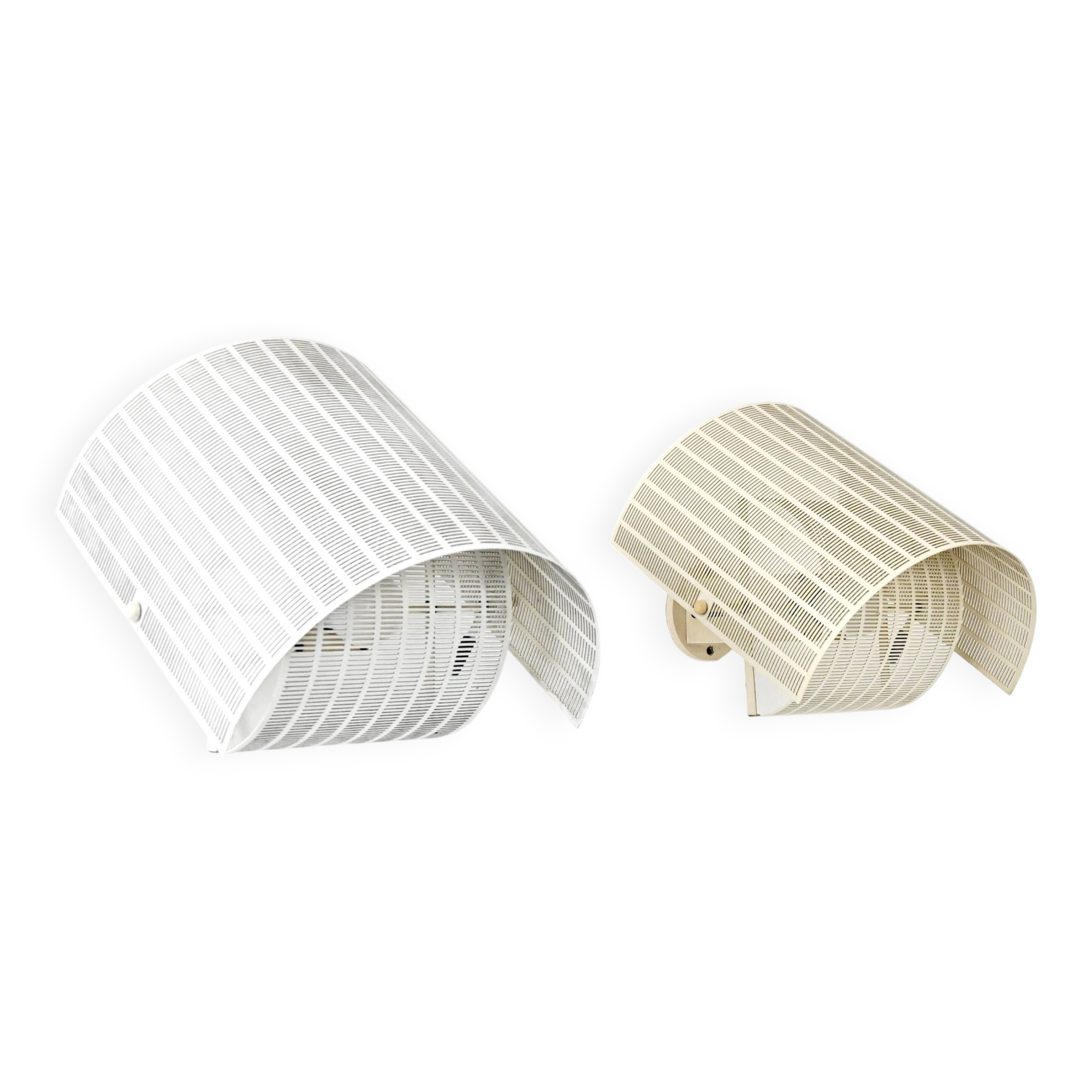 Pair of Shogun Wall Lights by Mario Botta for Artemide, 1980s.