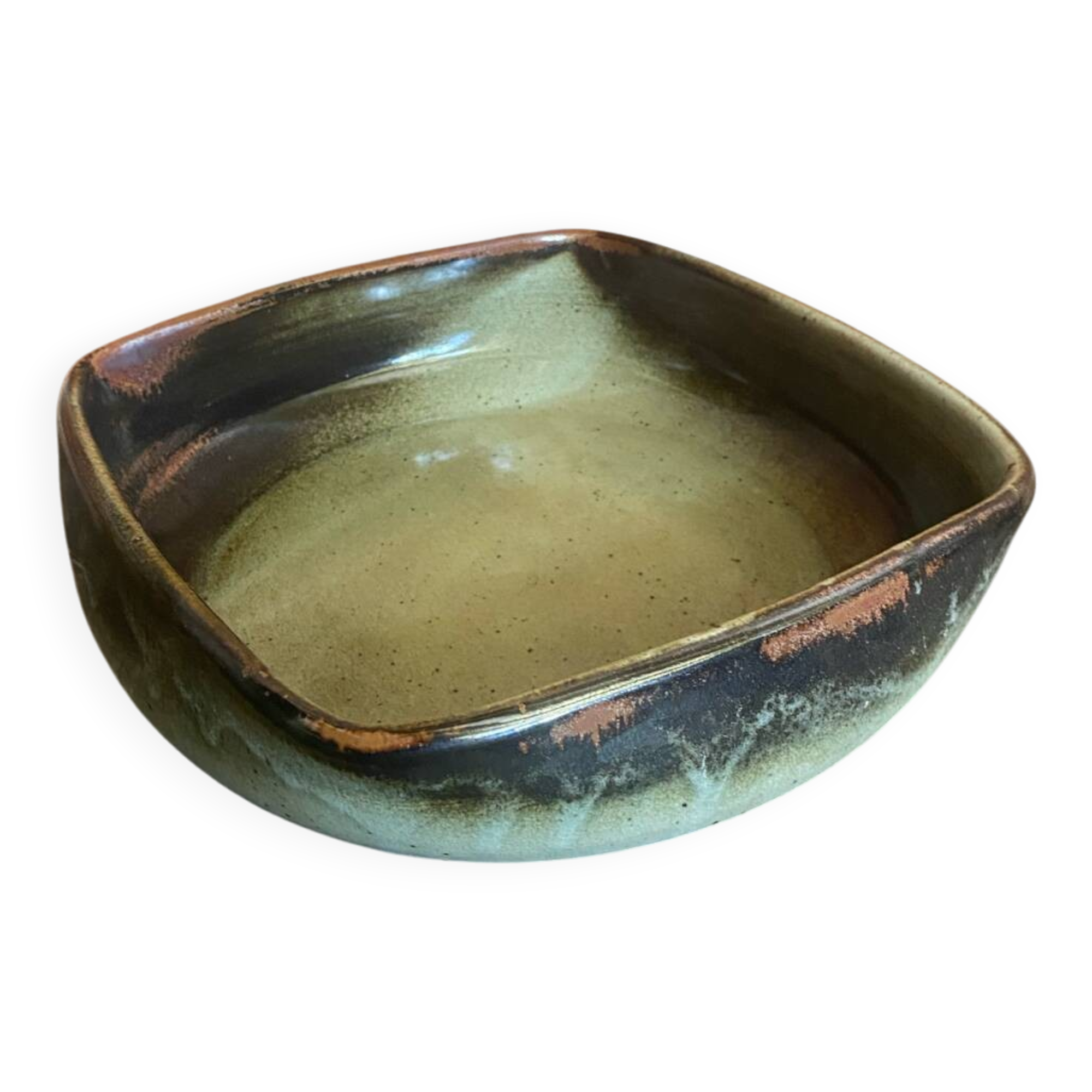 Old Style Bowl Saladier PIERRE CULOT Glazed Stoneware Vintage #