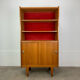 1950s vintage oak bookshelf.