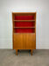 Étagère bibliothèque années 50 en chêne blond, vintage