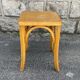Curved wood stool in Baumann style