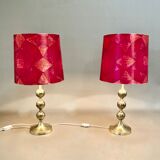 Pair of lamps scandinavian design 1950