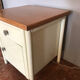 Small bedside table in sheet metal year 50