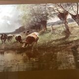 Frame with a countryside landscape