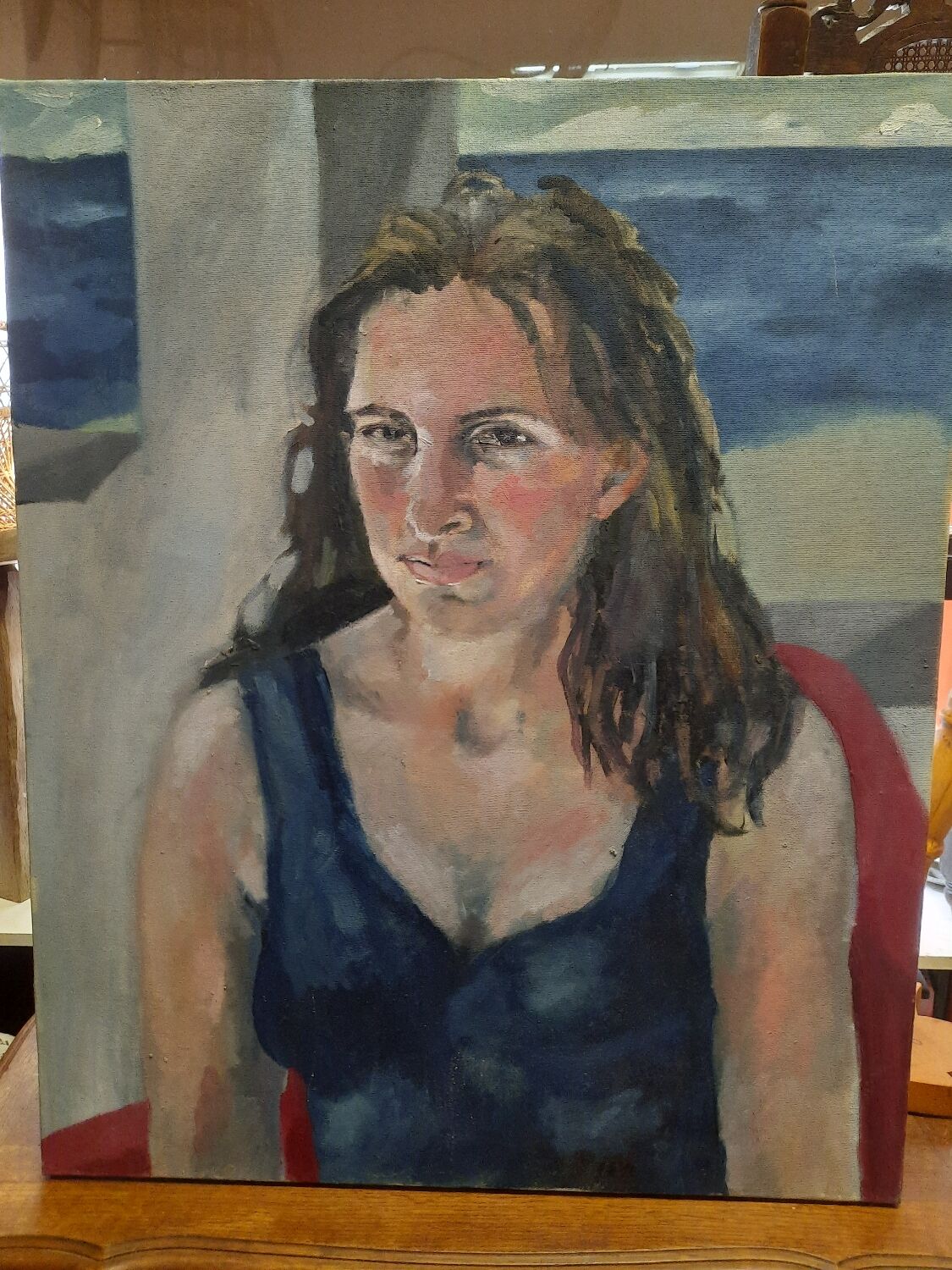 Portrait painting of a woman