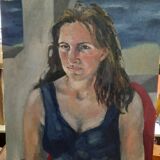 Portrait painting of a woman