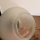 Suspension Luminaire Globe Frosted Glass Engraved Brass Art Deco Vintage