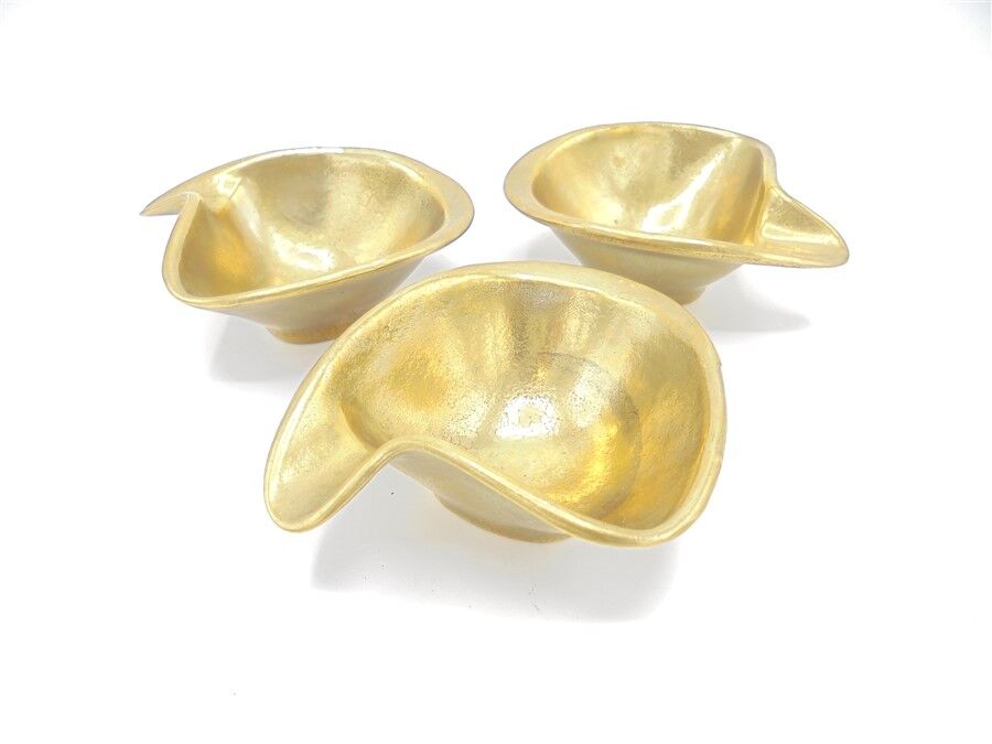 Set of 3 ashtrays