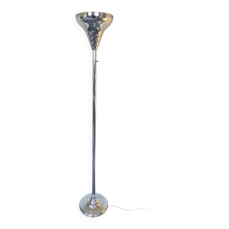 Chrome art deco floor lamp 1930