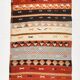3x12 Turkish Vintage Kilim Runner Rug, Aesthetic Decor Rug, 75x352Cm