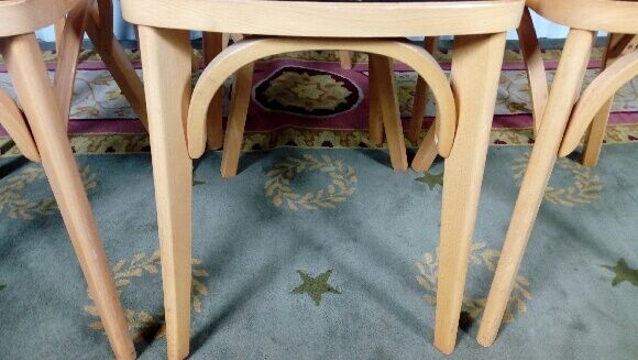 Suite of 6 chairs Luterma "Banana"