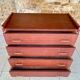 Commode vintage à 4 tiroirs, pieds compas circa 1960s