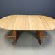 Table de salle à manger extensible XL en pin, style Rainer Daumiller, années 1970