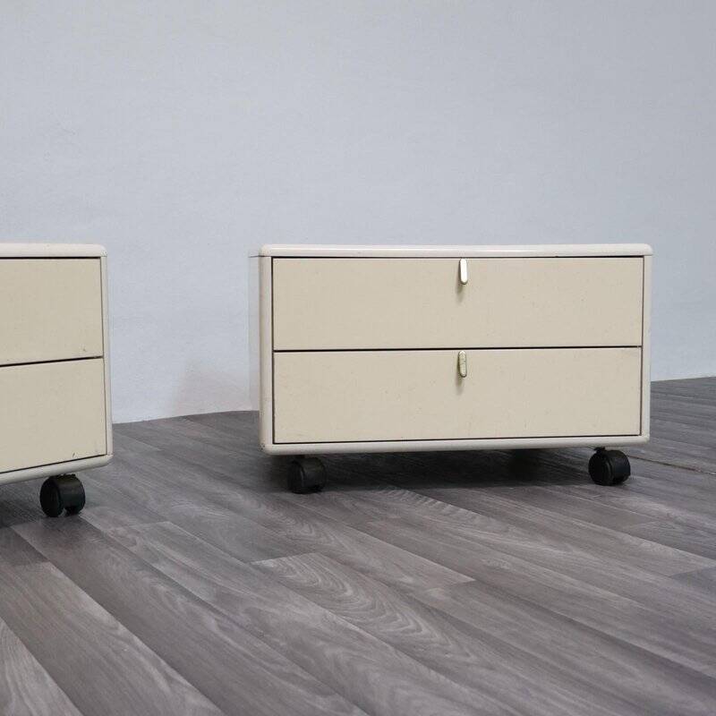 Modern Hennè Nightstands by George Coslin for Longato, 1970s, Set of 2