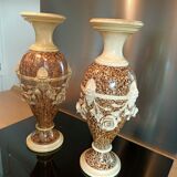 Jasper earthenware vases of Apt by Léon Sagy