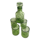 Carafe et verres vintage