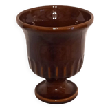 Medici vase planter in brown ceramic