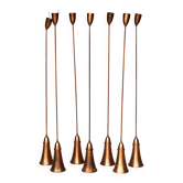 A set of 7 pendants. France 1960s.