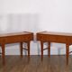 Paire de chevets vintage scandinave en teck 1960