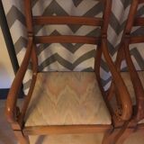 Pair of cherry armchairs