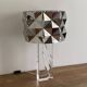 Kinetic lamp. 1980. Plexiglas and chrome-plated stainless steel.