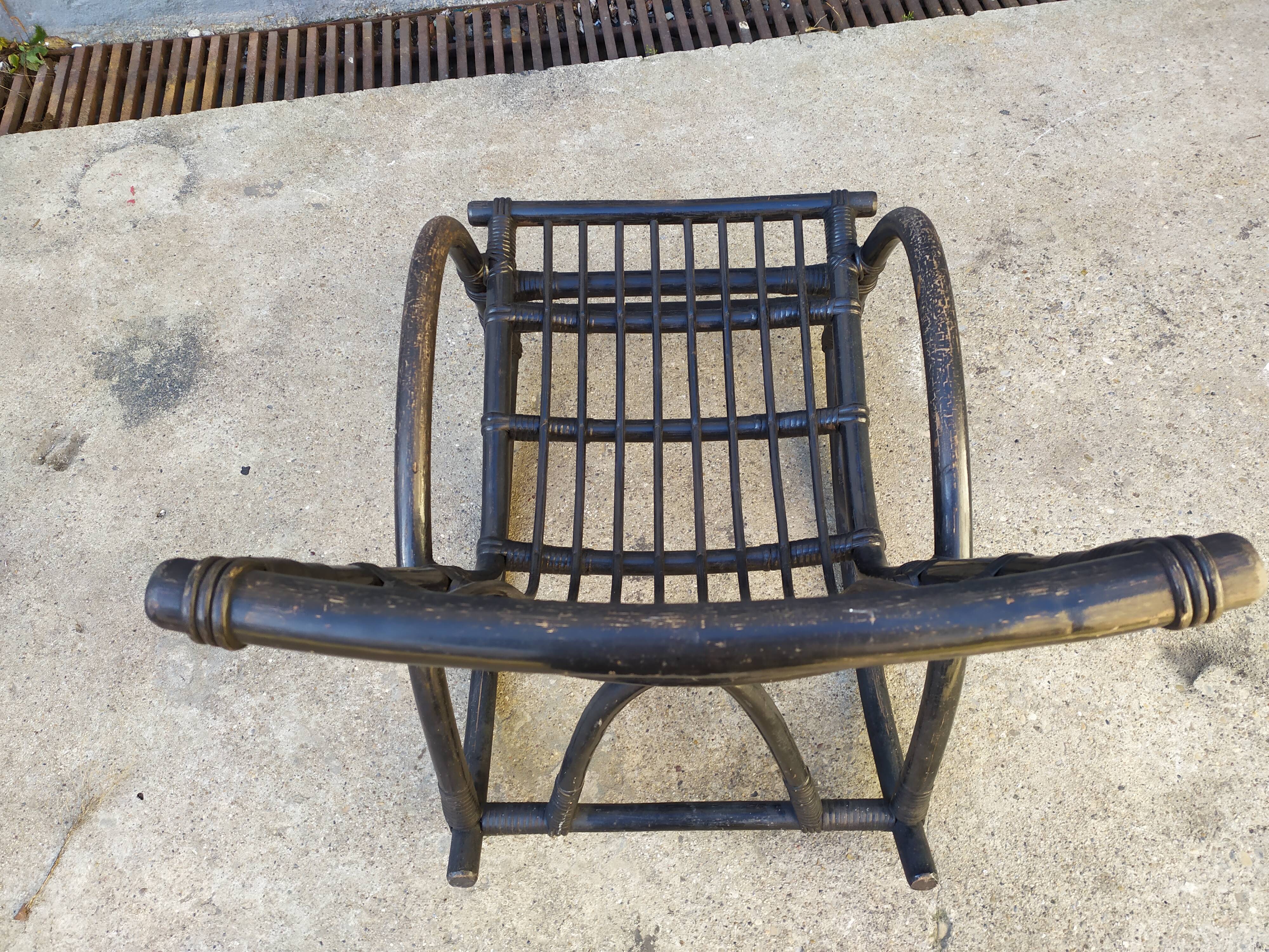 Rocking-chair black black vintage