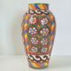 Vase vintage italien 1950 ceramique a decor floral signee b 1449 italy 50s 1950s
