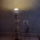 Lampe vintage en onyx