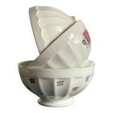 BOWLS Ceramic Pink and Gold VINTAGE