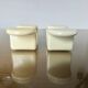 Pair of "gedy" coat hooks designed by Ambrogio Rossari 1970 Italy