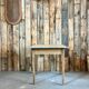 Wood and metal table