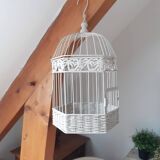Metal cage, taupe patina, aviary