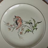 Assiettes à dessert modèle Saverne de St Amand. Années 50-60