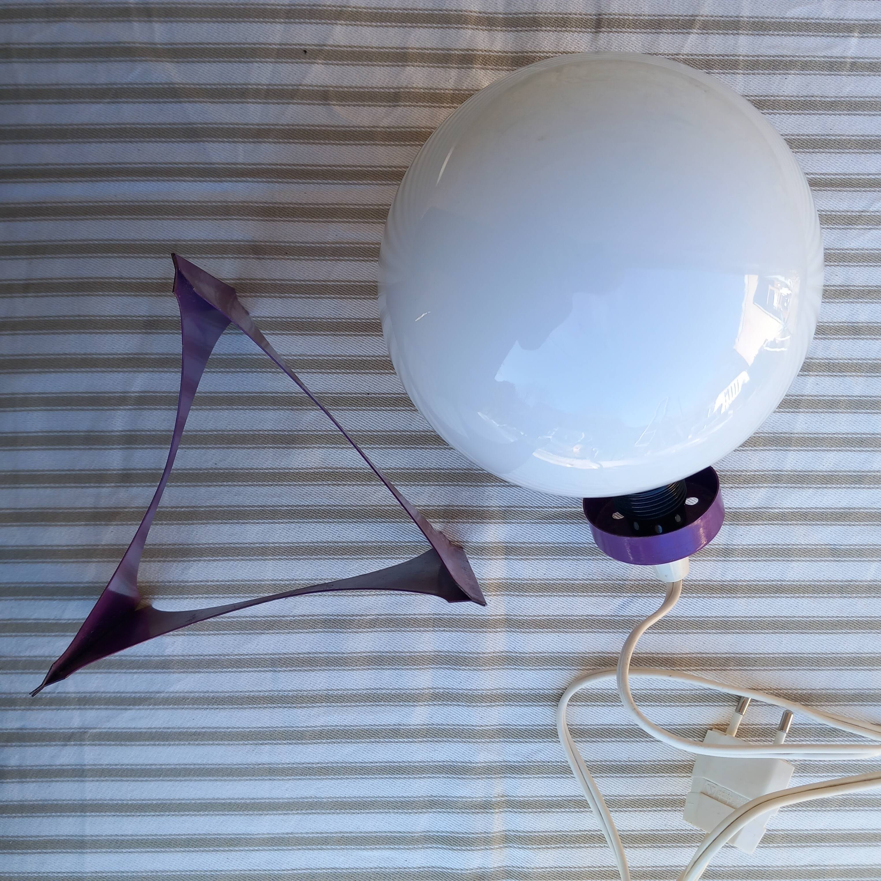 Space age table lamp from the 80s