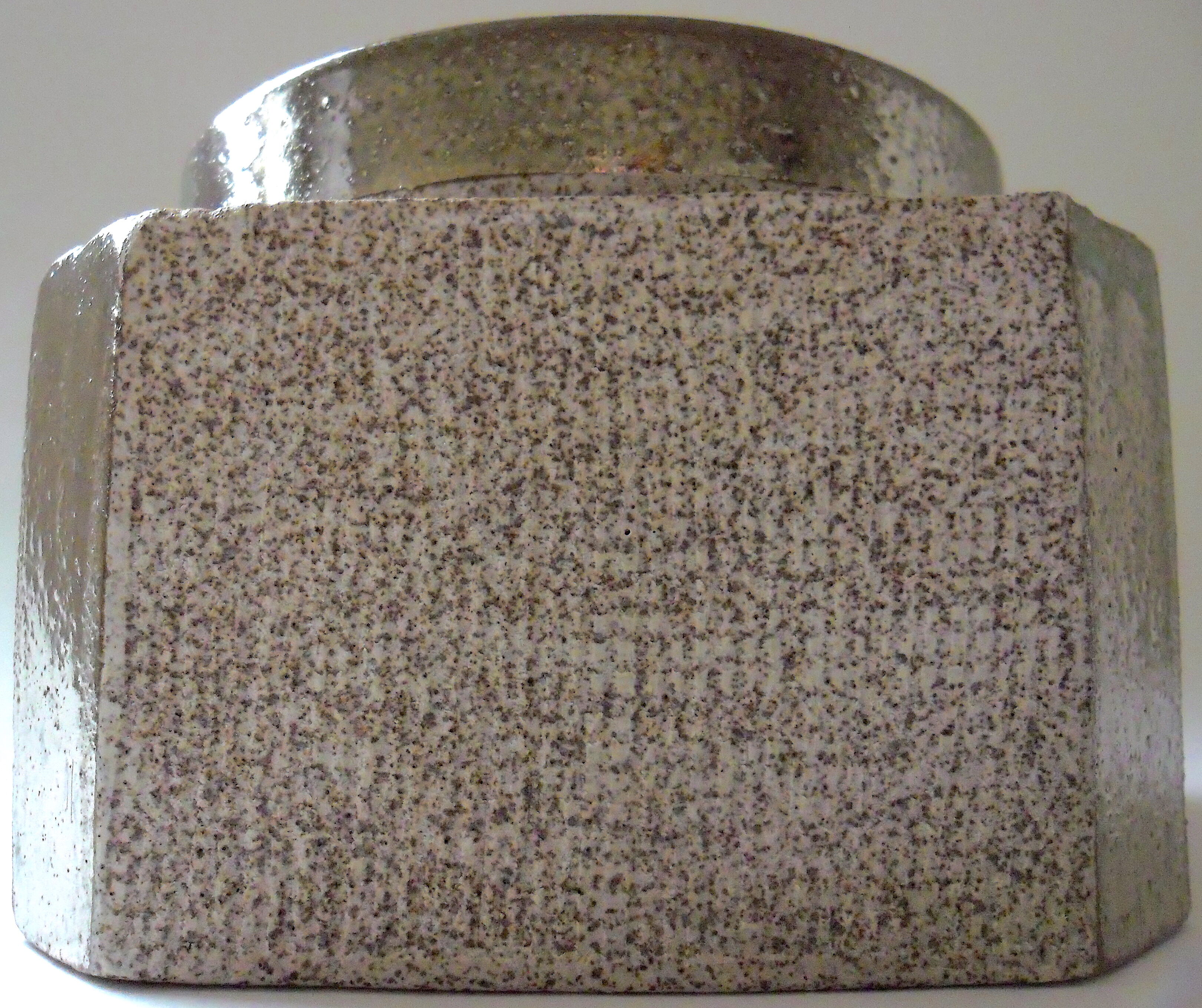 Pot à tabac en grès à émaillage métallescent par Lucien Brisoux (1878-1963)