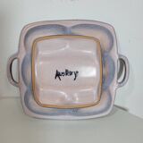 Vintage ceramic aperitif tray / server 'austruy' from vallauris