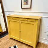 Honey yellow vintage Parisian sideboard